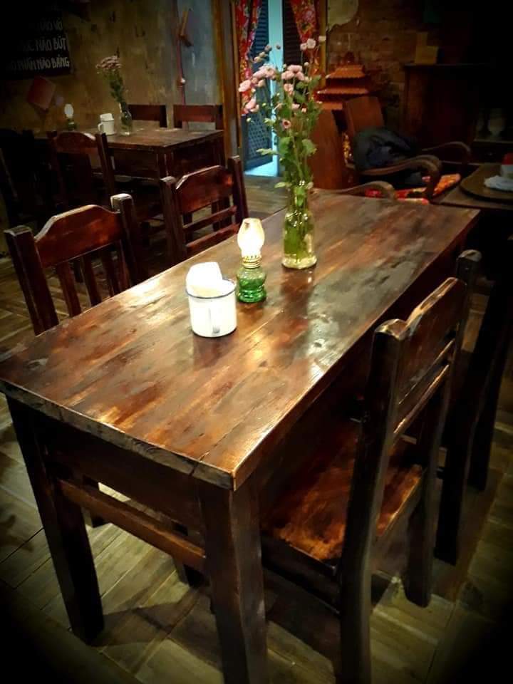 Các kiểu bàn ghế Aha, cafe Cộng, Bao Cấp, Mậu Dịch, vintage..